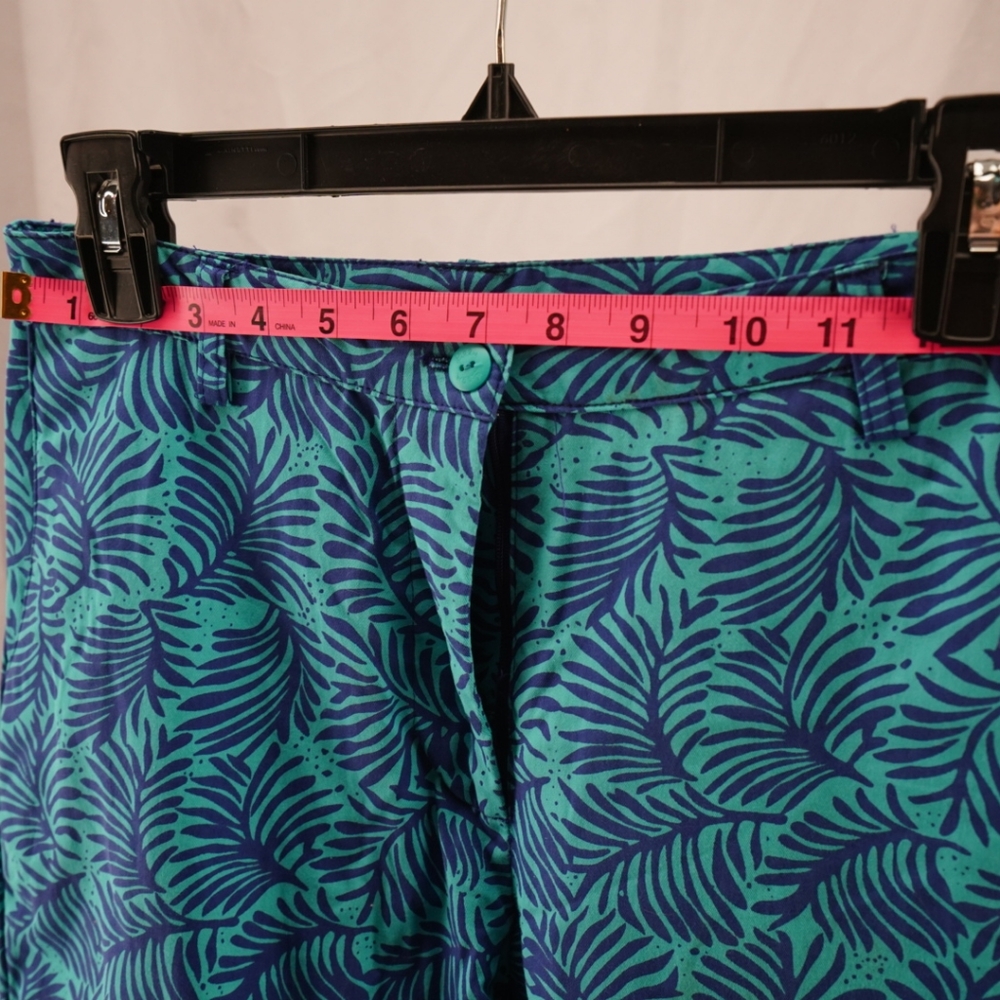 Vintage Lilly Pulitzer tropical leaf palm Capri